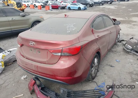 2015 Hyundai Elantra Se from USA, damaged, VIN 5NPDH4AE1FH611789